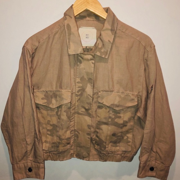Anthropologie Jackets & Blazers - Anthropologie Hei Hei bomber crop jacket